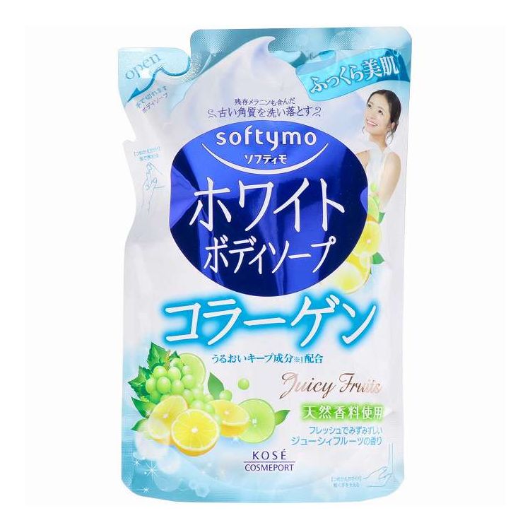 【単品14個セット】 コーセーコスメポート ソフティモ ホワイトボディソープコラーゲン替え 420ml(代引不可)【送料無料】
