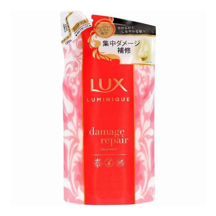【単品14個セット】 ユニリーバ ジャパン ラックス ルミニーク ダメージリペア トリートメント 詰替え用 化粧品 350g(代引不可)【送料無料】｜リコメン堂ホームライフ館