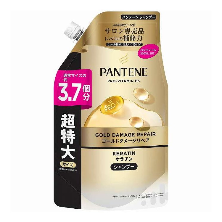 【単品8個セット】 パンテーン ゴールドダメージリペアシャンプーつめかえ 超特大 P&G 950g(代引不可)【送料無料】|リコメン堂ホームライフ館