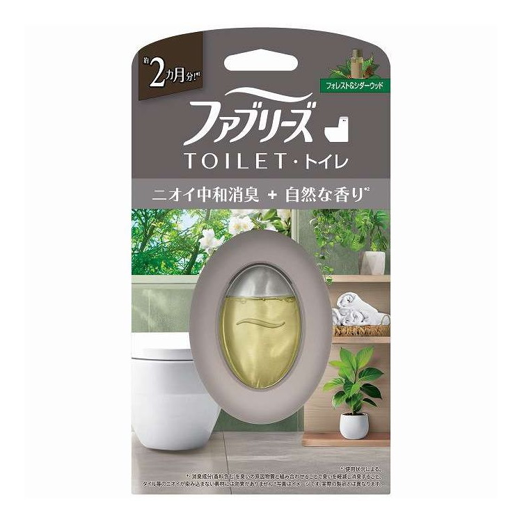 【単品18個セット】 ファブリーズ トイレ用消臭剤プレミアムシリーズ消臭+自然な香りフォレスト&シダーウッド P&G 6ml(代引不可)【送料無料】