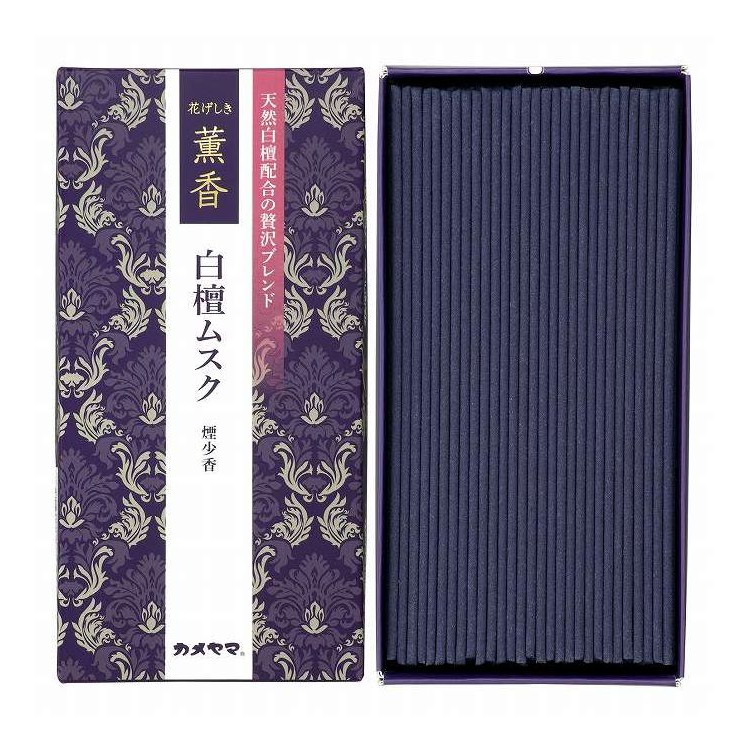 【単品18個セット】 花げしき 薫香 白檀ムスク カメヤマ 100g(代引不可)【送料無料】