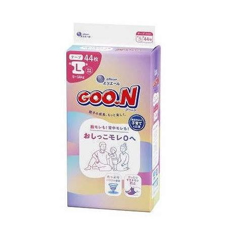 【単品4個仕掛ける】 グーン 立ち小便モレ0へ L大きさ 大王製紙 44枚(代引不可)【貨物輸送無料】