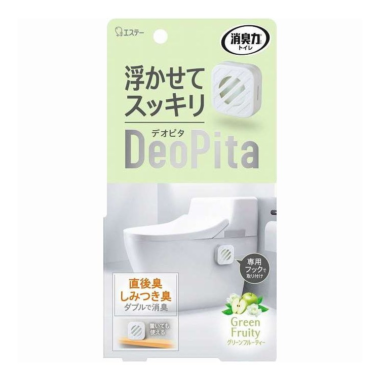 【単品20個セット】 消臭力 DeoPita トイレ用 本体 グリーンフルーティー エステー 1個(代引不可)【送料無料】|リコメン堂ホームライフ館