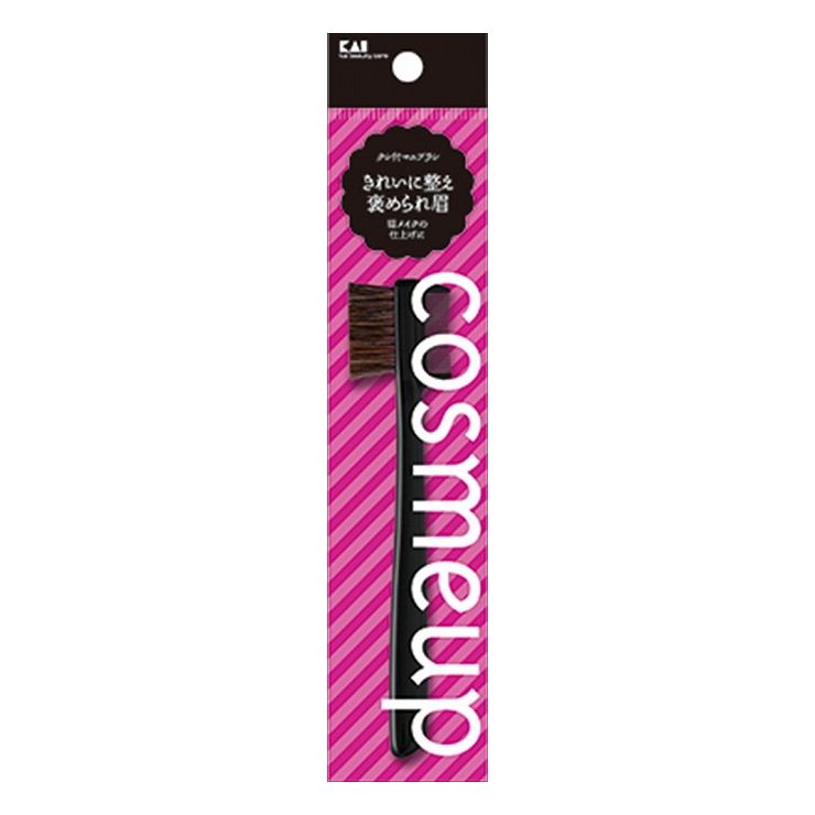 【単品30個仕掛ける】貝印 cosmeup クシ付マユブラシ(代引不可)【電子メール便（ゆうパケット）】【貨物輸送無料】
