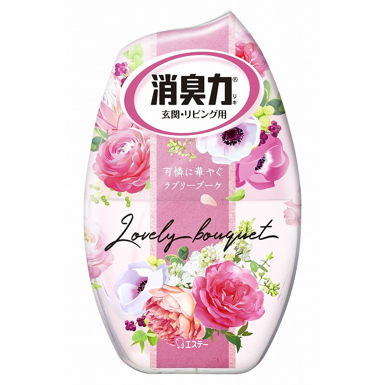 【単品15個セット】お部屋の消臭力 ラブリーブーケ 400ML エステー(代引不可)【送料無料】