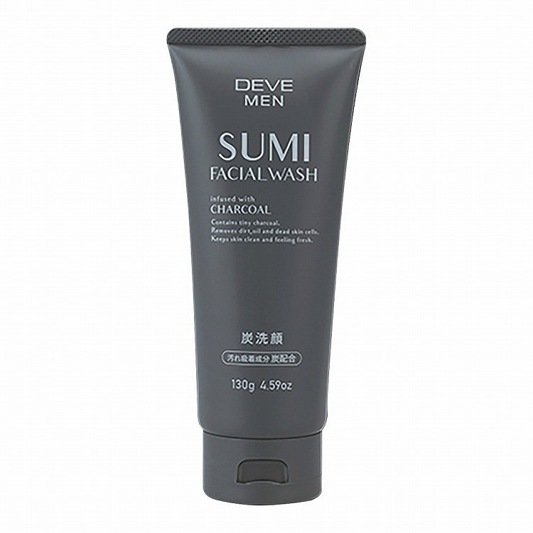 【単品20個セット】ディブメン 炭洗顔フォーム 130G 熊野油脂(代引不可)【送料無料】