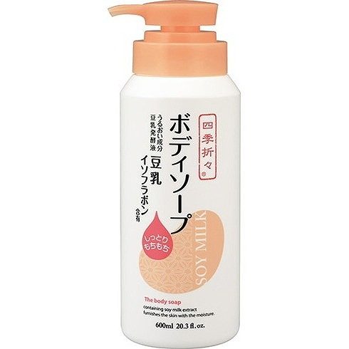 【単品15個セット】四季折々 豆乳イソフラボン ボディソープ 熊野油脂(代引不可)【送料無料】