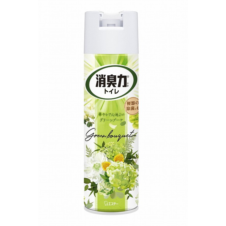 【単品12個セット】トイレの消臭力スプレー グリーンブーケ 365ML エステー(代引不可)【送料無料】