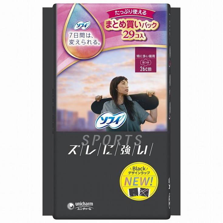 【単品11個セット】ソフィSPORTS260羽つき29枚 ユニ・チャーム(代引不可)【送料無料】｜リコメン堂ホームライフ館