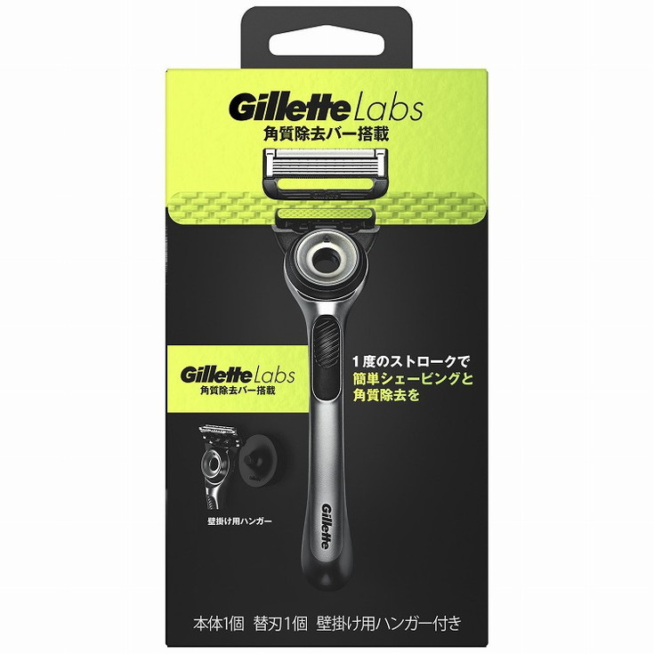 【単品12個セット】ジレットラボ角質除去バー搭載ホルダー P&GJプレミアム(ジレット)(代引不可)【送料無料】｜リコメン堂ホームライフ館
