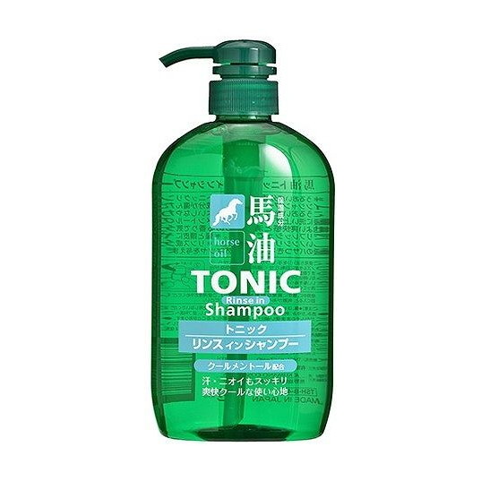 【単品20個セット】 馬油トニックリンスインシャンプー600ML 株式会社コスメステーシヨン(代引不可)【送料無料】|リコメン堂ホームライフ館