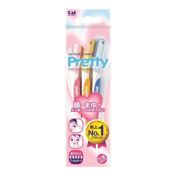 【単品18個セット】 プリティフェイスL3本FRL-3P16 貝印株式会社(代引不可)【送料無料】