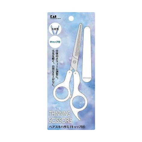 【単品12個セット】 KQ2002ヘアスキハサミ 貝印株式会社(美粧)(代引不可)【送料無料】|リコメン堂ホームライフ館