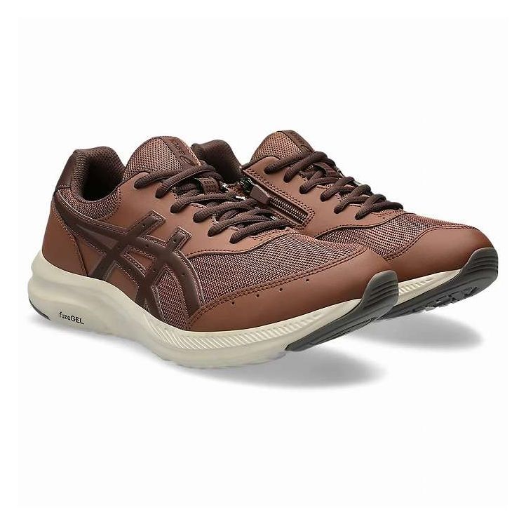 asics アシックス GEL-FUNWALKER M042 25cm BROWN アシックスウォーキングシューズ アウトドア ウォーキング お出かけ用 散歩 旅行 運動靴 陸上競技 短距離(代引不可)【送料無料】