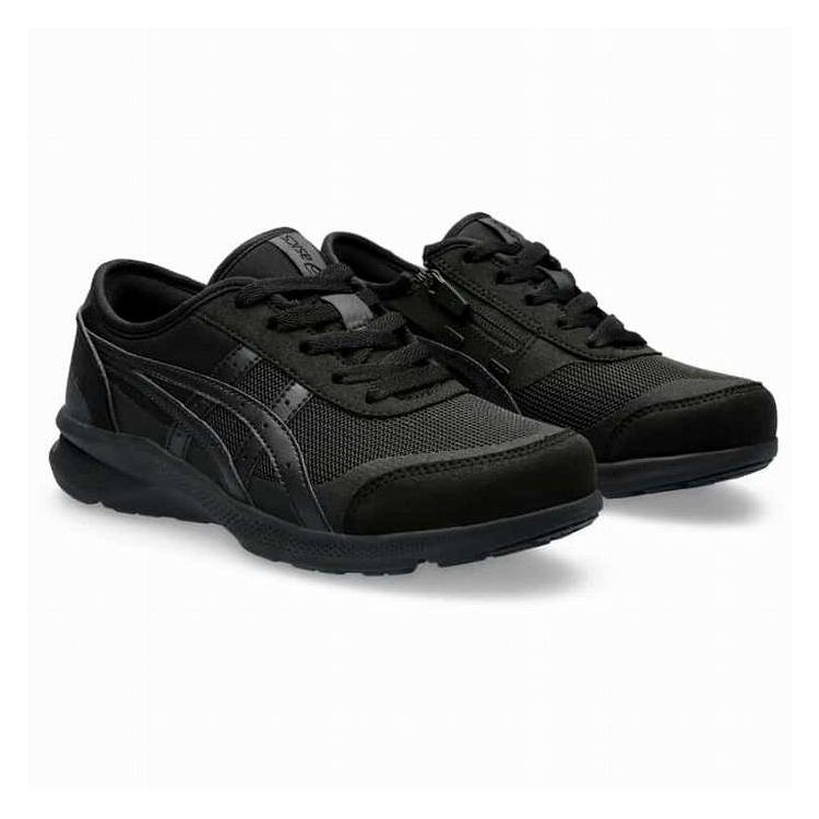 asics アシックス HADASHIWALKER W066 23.5cm BLACK/K アシックスウォーキングシューズ アウトドア ウォーキング お出かけ用 散歩 旅行 運動靴 陸上競技 短距離(代引不可)【送料無料】