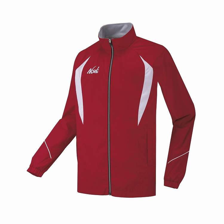 ニシ・スポーツ NISHI ライトブレーカージャケット M RD/ホワイト ランニング 陸上競技 ウェア 服 アパレル【送料無料】|リコメン堂ホームライフ館