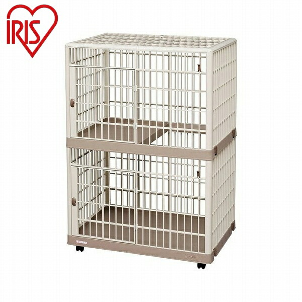 楽天市場】アイリスオーヤマ プラケージ 812 ベージュ 2段 W82.5