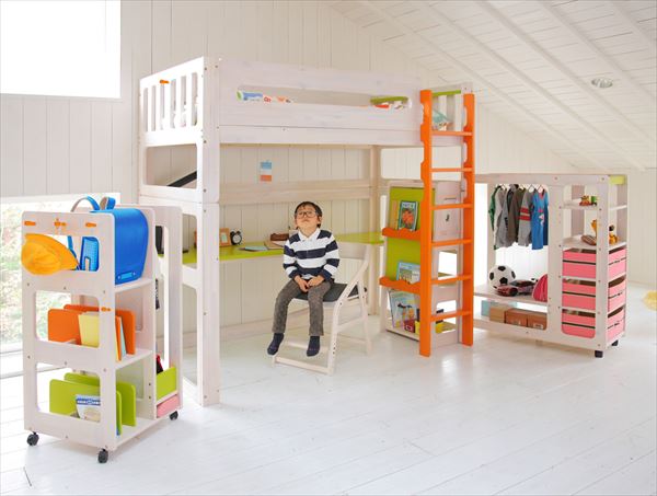 【子供家具】【Kids キッズ】 E-koロフトベッドパーツ EKB-00042(代引不可)【送料無料】｜リコメン堂ホームライフ館