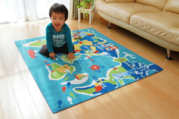 楽天市場 デスクカーペット 男の子 かっこいい世界地図柄 ワールド ブルー 110 133cm ファブリック 洗える ホットカーペット対応 北欧 おしゃれ オールシーズン カーペット ラグ キッズ 絨毯 マット ラグマット 送料無料 リコメン堂ホームライフ館