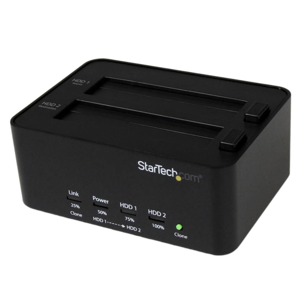 【楽天市場】StarTech USB 3.0接続SATAハードディスク用デュプリケータ パソコンなしでコピーと消去ができるスタンドアローン式