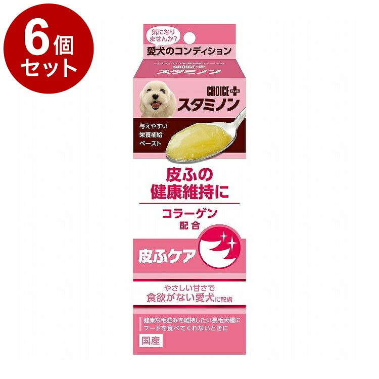 【6個セット】 アースペット チョイスプラススタミノン スキンケア 40g【送料無料】