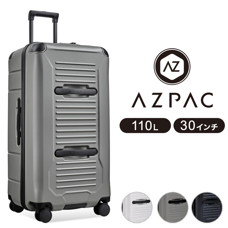 AZPAC アズパック 旅行バッグ Tracker トラッカー3.0 持ちはこび入れもの 110L 30in Hinomoto ヒノモト製キャスター YKK特注ファスナー Makrolon製ポリカ キャスター鍵を掛ける 静音 牢固たる 手ごわい(代引不可)【貨物輸送無料】