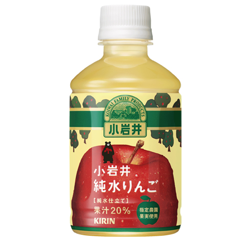 楽天市場 キリン 小岩井 純水りんご ペット 280ml 24本 代引き不可