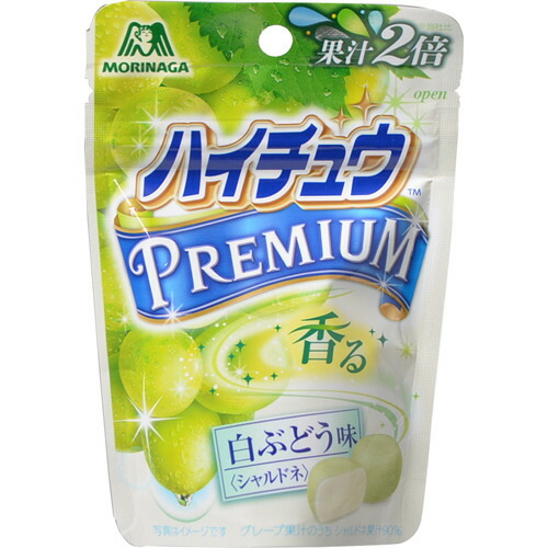 楽天市場 ケース販売 森永 ハイチュウプレミアム 白ぶどう 35g 10袋 森永製菓 代引不可 リコメン堂ホームライフ館