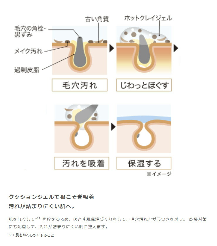 楽天市場 どろあわわ ホットクレイジェル 角質ケア クレンジング 乾燥対策 毛穴汚れ落とし 洗顔 送料無料 リコメン堂ホームライフ館