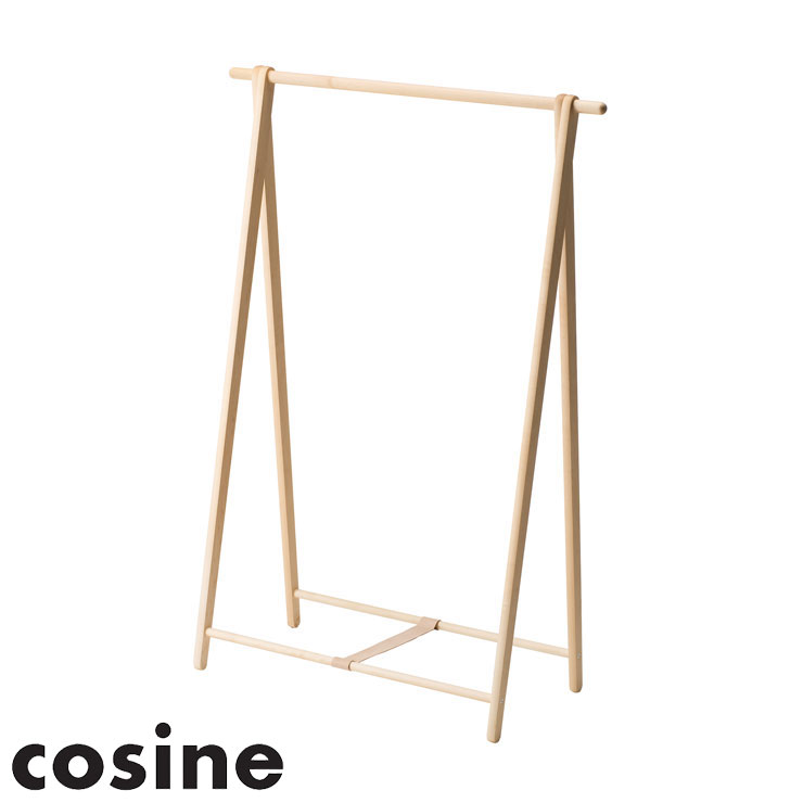 【cosine ドレスラック ワイド メープル】 コサイン 日本製 旭川家具 国産 ハンガーラック 収納 収納ラック 幅104.5cm シンプル(代引不可)【送料無料】