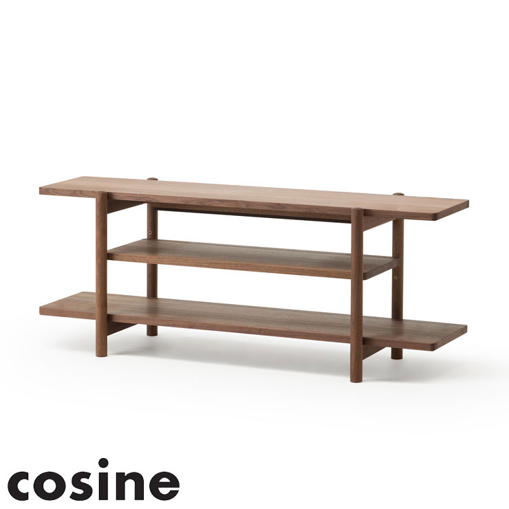 【cosine TVゲーム盤 ウォルナット】 幅125糎 LS-04NW コサイン 日本製 旭川調度品 納める 納める仕合わせ 開けっ広げ仕合わせ 置き目洋弓ド(代引不可)【貨物輸送無料】