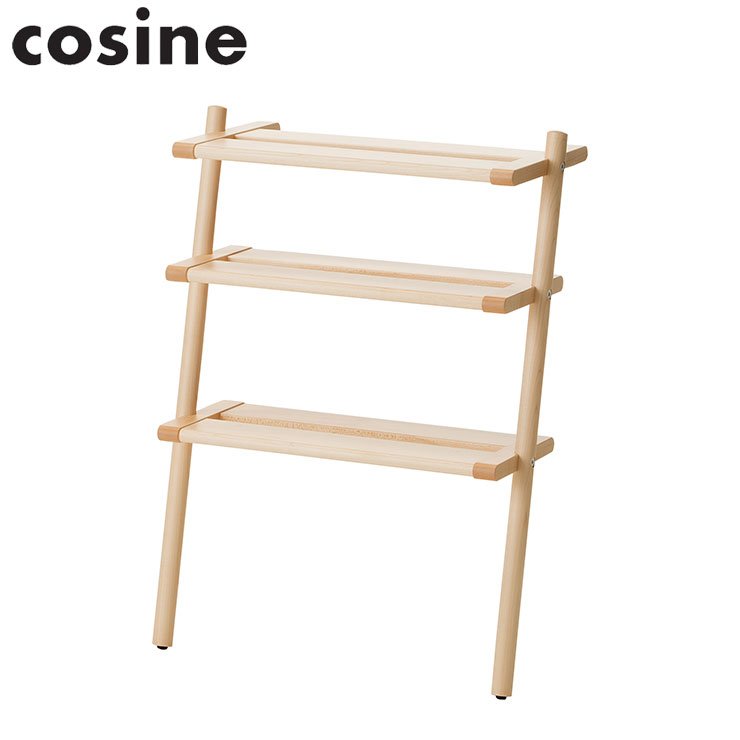 【日本製 コサイン cosine シューラック メープル】 ラック オープンラック シューズラック 下駄箱 靴置き 靴入れ 収納(代引不可)【送料無料】｜リコメン堂ホームライフ館
