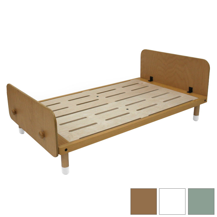 Hoppl Bebed Kids ホップル べベッド キッズベッド おしゃれ ローベッド ベッドフレーム 子供用 ベッド フレーム 木製 北欧 天然木 代引不可 祝日