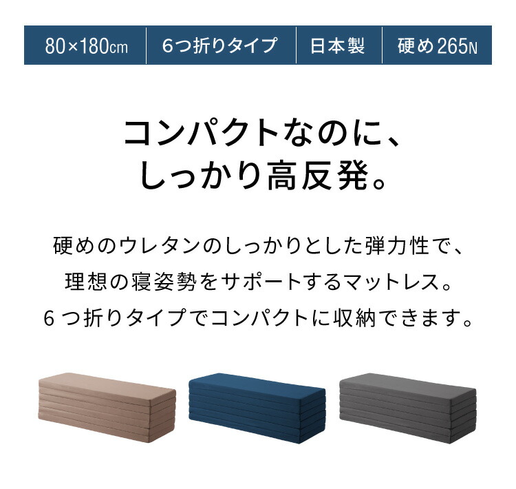 現金特価】 日本製 アキレス 六つ折りマットレス セミシングル 幅80 マットレス コンパクト 六つ折り 6つ折り 国産 キャンプ アウトドア ごろ寝  ごろ寝マット 代引不可 www.slavonija-zupanja.hr