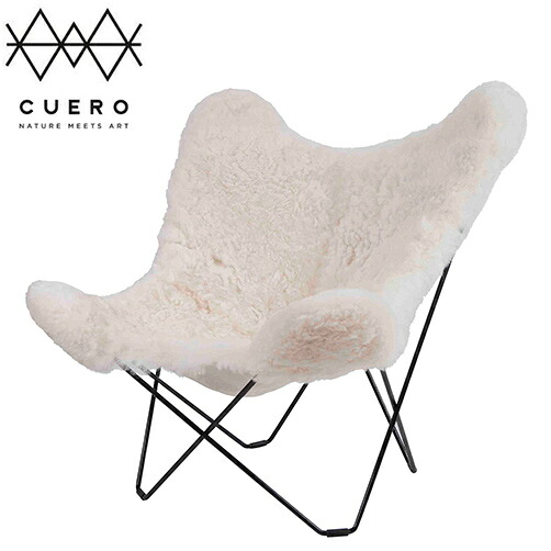 CUERO クエロ 夢見鳥女性議長 アイスランド共和国マリポサ BKF CHAIR ICELAND MARIPOSA 【定まり売りわたす店】 白いこと ビーケーエフ バタフライチェアー 北欧室内装飾 チェアー 居敷き 女性議長 居敷き イス(代引不可)【貨物輸送無料】