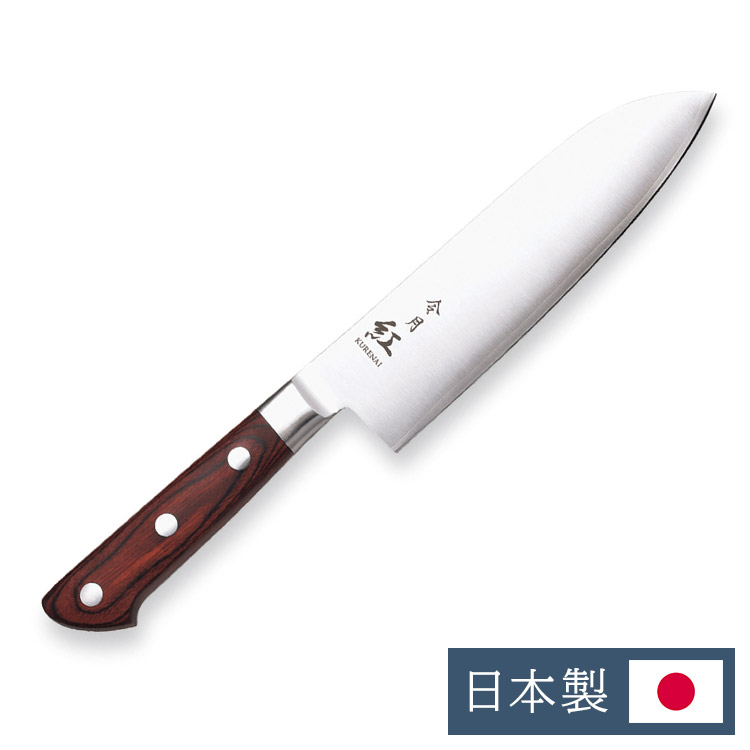 カクセー CR-011 令月紅 三徳170mm 切れ味 長持ち 錆びにくい モリブデンバナジウム鋼 ステンレス(代引不可)【送料無料】