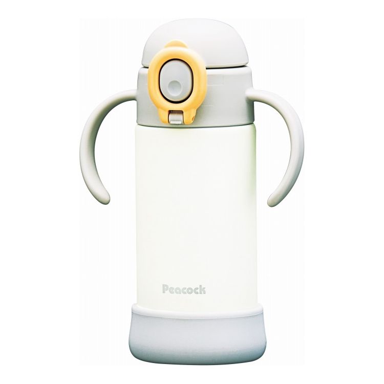 ベビーストローマグ ハンドル付360ml グレー ピーコック APB-R35H ギフト プレゼント(代引不可)【送料無料】