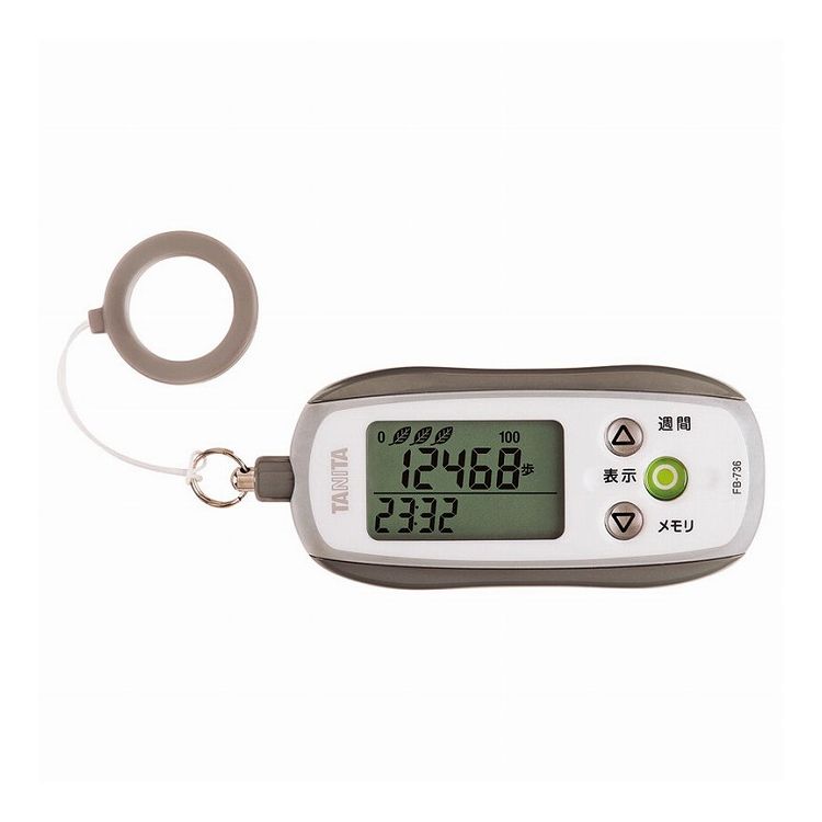 3Dセンサー搭載歩数計（防犯ブザー付） グレー K20519534 3Dセンサー搭載歩数計（防犯ブザー付） グレー K20519534 人感知