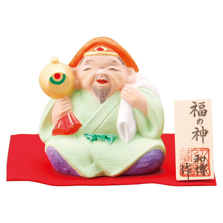 【楽天市場】伝統工芸 博多人形 福の神 人形 804298(代引不可)【送料無料】:リコメン堂ホームライフ館