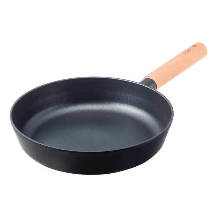 チタン&ダイヤモンド Wコーティングフライパン24cm アルミ器物 KKN-TD24F(代引不可)【送料無料】