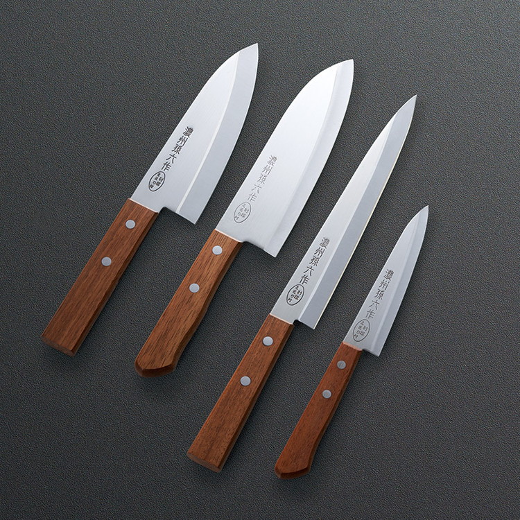 別撰料理包丁4点セット 濃州孫六作 包丁 100J(代引不可)【送料無料】｜リコメン堂ホームライフ館 10,164円