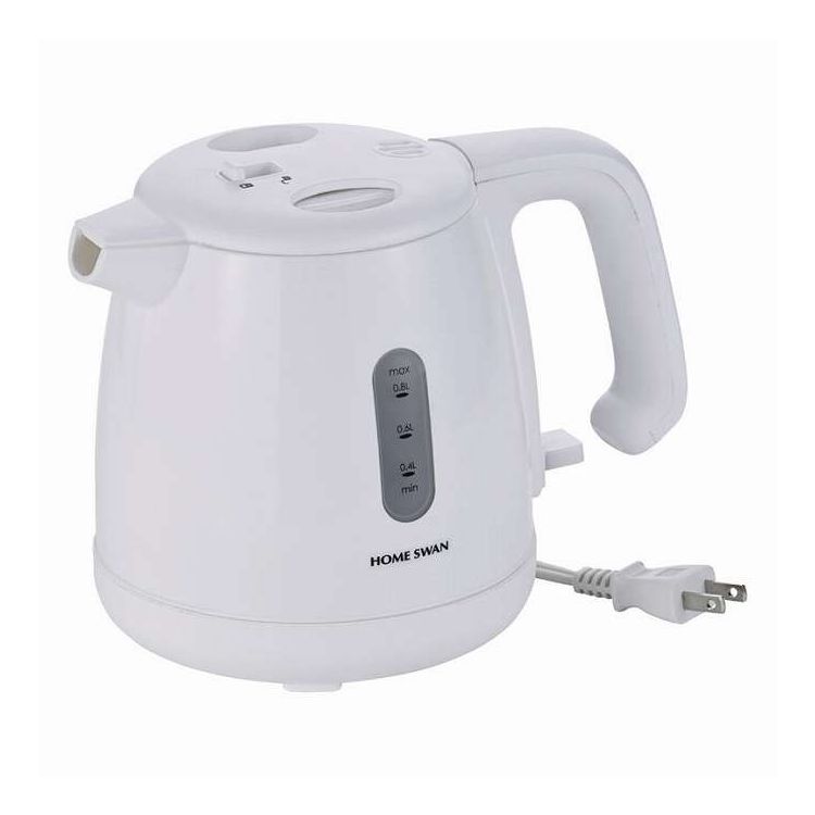 電気ケトル0.8L ホームスワン ホワイト SYK-08(W)/(K) ギフト プレゼント(代引不可)【送料無料】