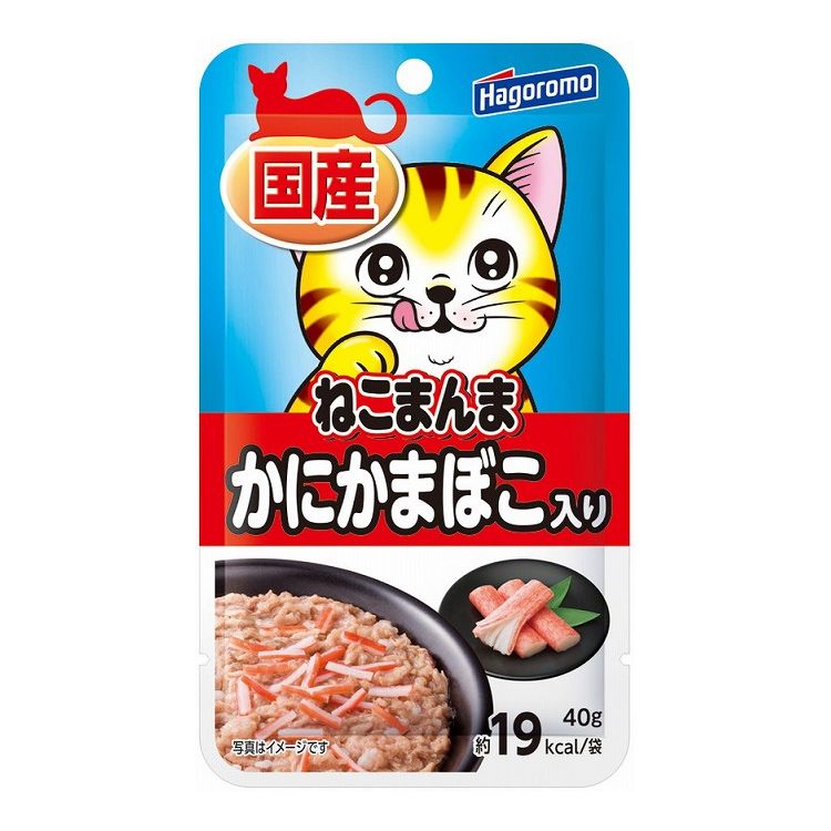 はごろもフーズ ねこまんまパウチ かにかまぼこ入り40g 【国内在庫】