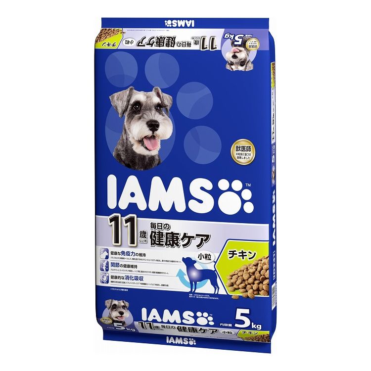 マースジャパンリミテッド アイムス 11歳以上用 毎日の健康ケア チキン 小粒 5kg【送料無料】
