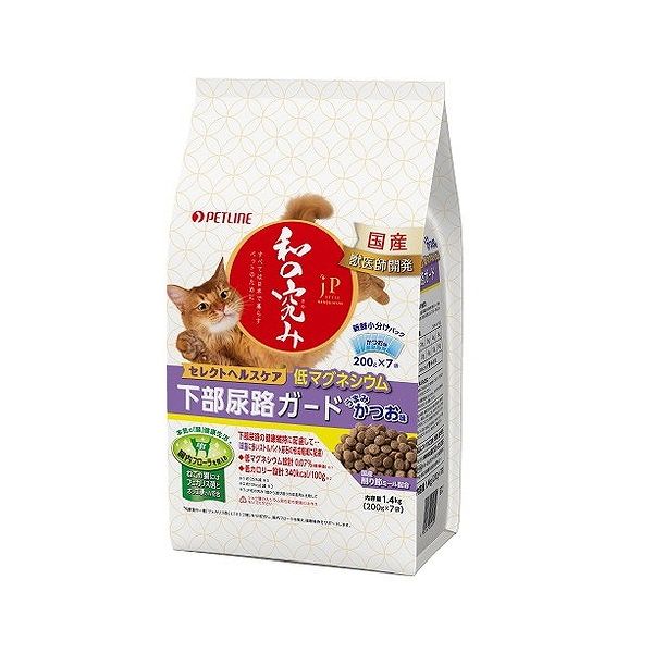 【8個仕掛ける】 愛玩動物伝達ルート JP表現スタイル 和の究み より分けるヘルスケア 召し使い尿路差し固める 低マグネシウム 1.4kg (200g×7)【貨物輸送無料】