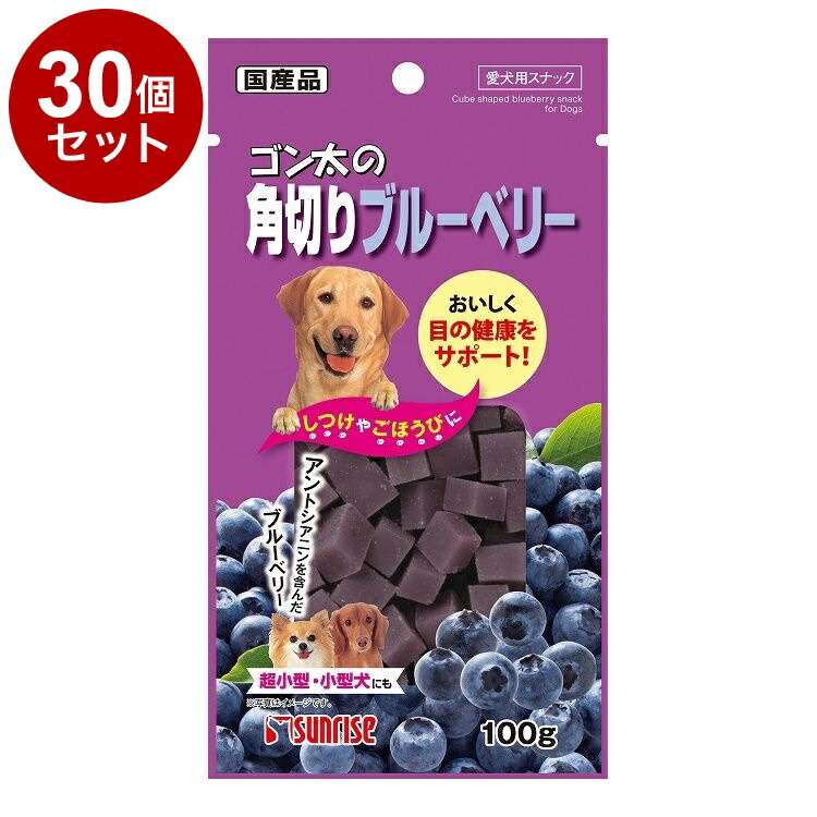 【30個セット】 マルカン サンライズ ゴン太の角切りブルーベリー 100g【送料無料】