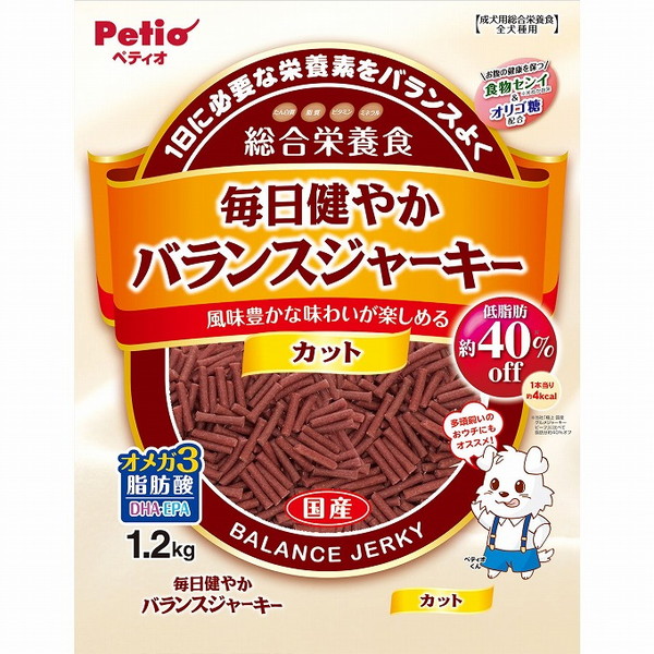 【8個仕掛ける】 ペティオ 日毎夜毎思わしいバランスジャーキー とり捨てる 1.2kg【貨物輸送無料】