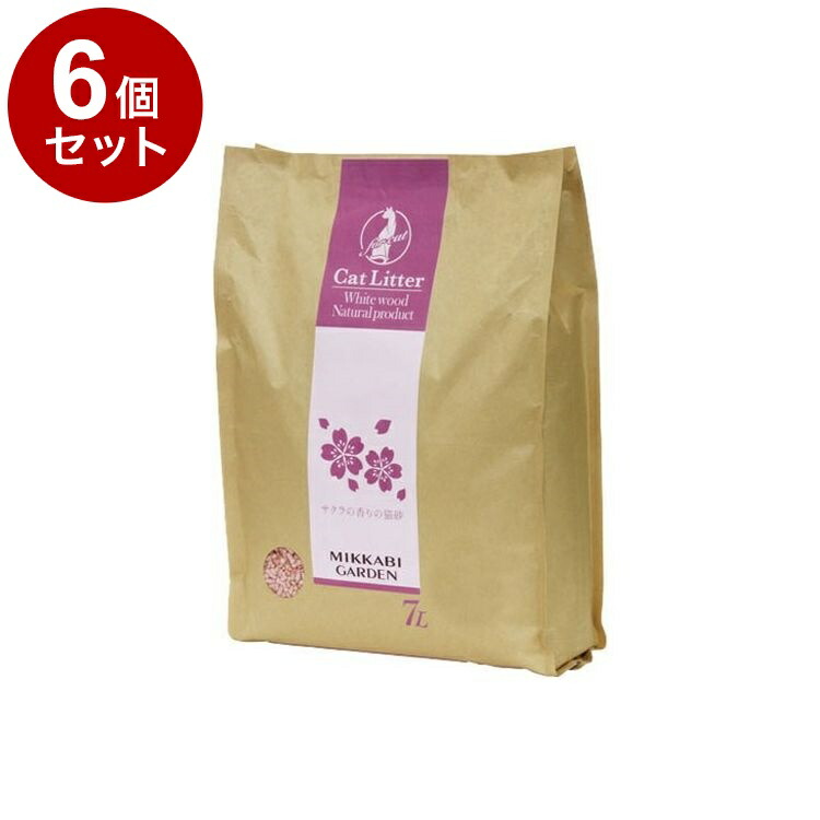 【6個セット】 アドメイト サクラの香りの猫砂 7L【送料無料】