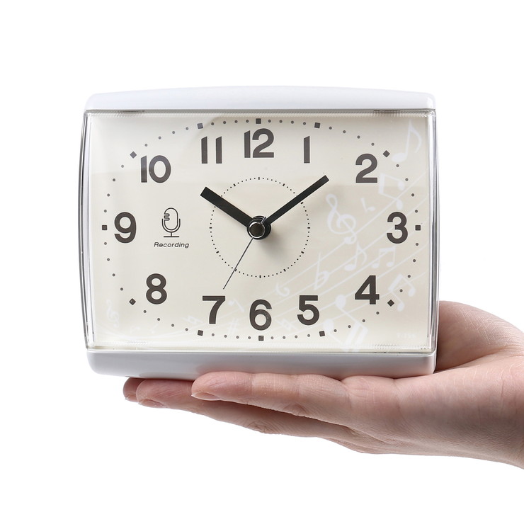 楽天市場 Mag録音機能付 目覚まし時計 T 756 Wh Z シンプル ナチュラル おしゃれ インテリア雑貨 インテリア 雑貨 時計 送料無料 リコメン堂ホームライフ館