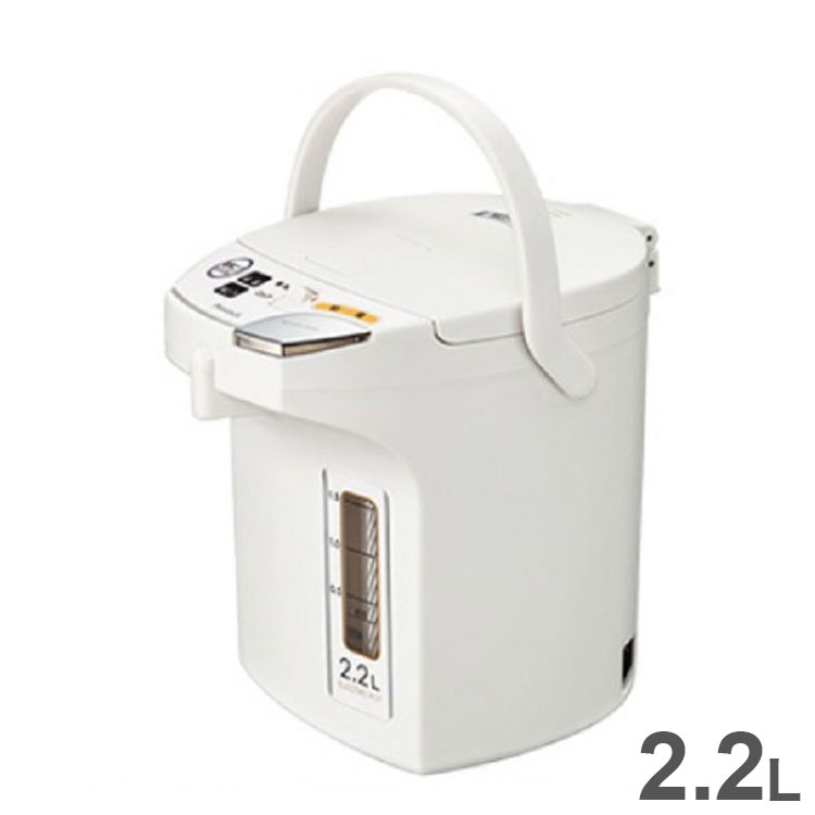 ピーコック魔法瓶 電動給湯ポット 2.2L 白いこと WMJ-22【貨物輸送無料】